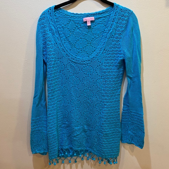 Lilly Pulitzer Pom Pom Sweater - Picture 1 of 3